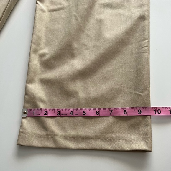 NWT baggy pleated trousers, light tan, 2 - Picture 6 of 9